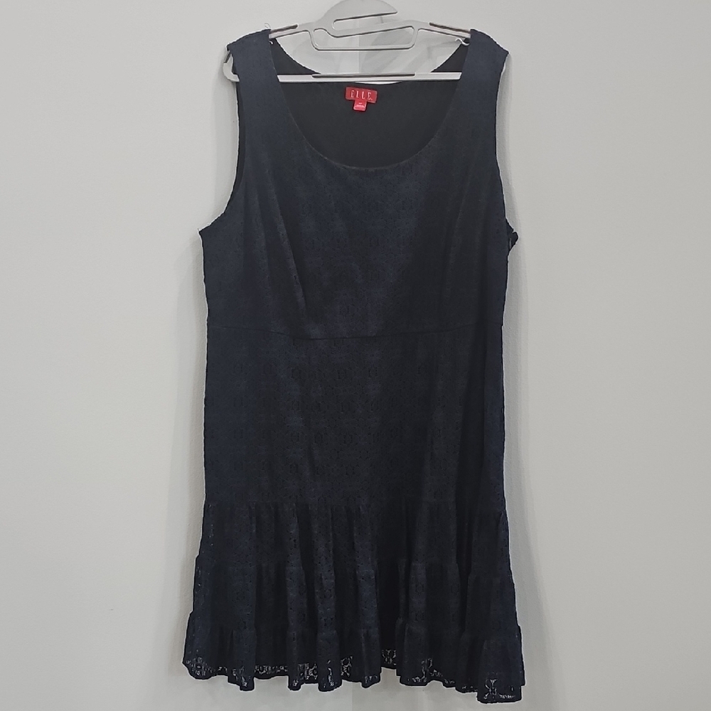 Elle Gray Sleeveless Babydoll Mini Dress